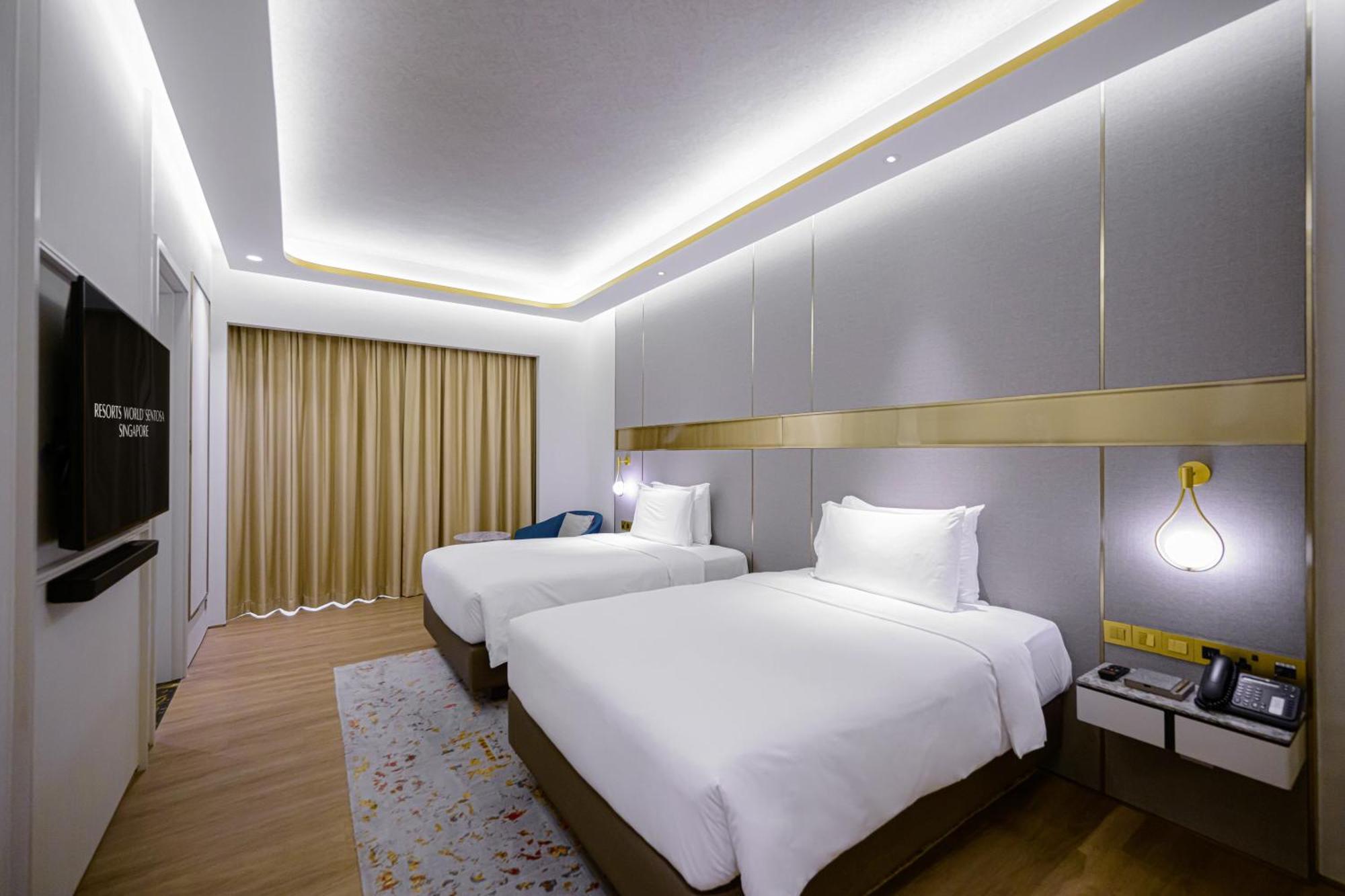 סינגפור Resorts World Sentosa - Crockfords Tower מראה חיצוני תמונה